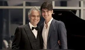 Andrea Bocelli, cantó con su hijo para Disney