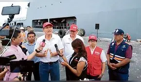 Desembarcan en el puerto de Ilo 500 toneladas de ayuda damnificados 