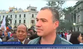 Pedro Chávarry: Salvador del Solar participa en la marcha contra el fiscal de la Nación