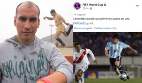 Rainer Torres y su divertido comentario sobre post de la FIFA: Los envidiosos dirán que es por Messi