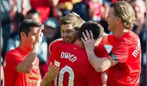 Michael Owen y Steven Gerrard anotan en triunfo 4-3 de las leyendas del Liverpool sobre el Real Madrid | VIDEO