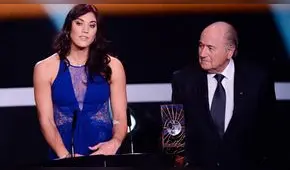 Joseph Blatter respondió a la acusación de acoso sexual por parte de Hope Solo