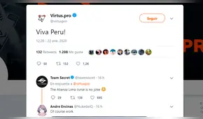 Dota 2: Beastcoast felicitado por equipo 'top’ de Europa con polémico comentario sobre Alianza Lima y la “maldición” [FOTOS Y VIDEO]