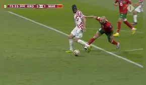 Todos vieron penal, menos Bascuñán y el VAR: así fue la patada de Amrabat a Gvardiol