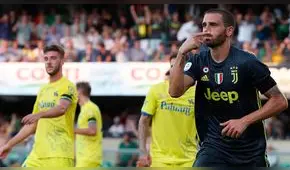 Juventus vs. Chievo Verona: gol de Bonucci para el 2-2 [VIDEO]
