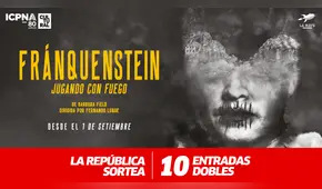 LISTA DE GANADORES: La República sortea 10 entradas dobles para ir al teatro a ver "Fránquenstein: Jugando con fuego"