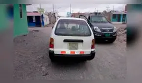 En Moquegua, falso pasajero golpea e intenta estrangular a taxista para robarle 