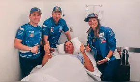 Dakar 2019: piloto que atropelló a aficionado fue a visitarlo en hospital de Arequipa 