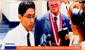 Fue campeón de matemáticas y ahora lucha por su vida [VIDEO]