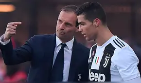 Cristiano Ronaldo se despidió de Massimiliano Allegri con emotivo mensaje