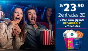 Cyber Days: Desde S/23.90 por 2 entradas + combo recargable promoción de Cuponidad [Stock limitado]