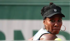 Venus Williams queda fuera del Roland Garros 
