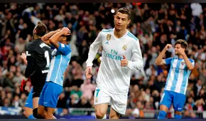 Real Madrid venció 3-2 al Málaga en un sufrido partido por la Liga Santander [GOLES]