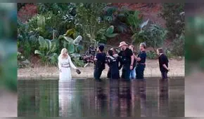 “The Eternals”: ¡Inició! Filtran fotos de Angelina Jolie como Thena en set