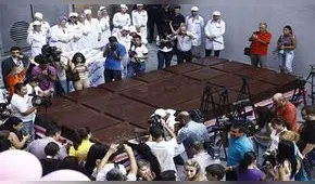 Chefs batirán Récord Guinness con barra de chocolate más grande del mundo 