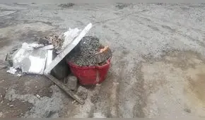 Rímac: denuncian abandono de obras en pistas de asentamiento humano