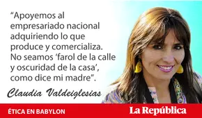 Vecino, ¡compra lo que el Perú produce!