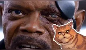 Marvel: Nick Fury no iba a perder su ojo con el gato Flerken [VIDEO]