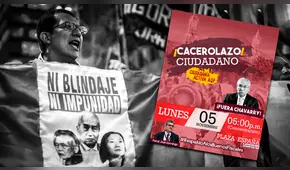 Gonzalo Chávarry: Arequipeños realizan este lunes 'cacerolazo' contra el blindaje