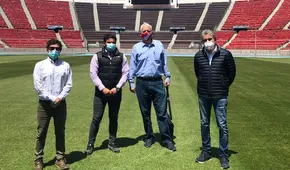 Selección peruana: Néstor Bonillo y Antonio García Pye inspeccionan Estadio Nacional de Chile