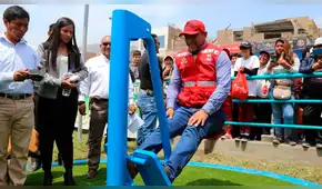 Pachacámac: inauguran gimnasio al aire libre gratuito en Manchay