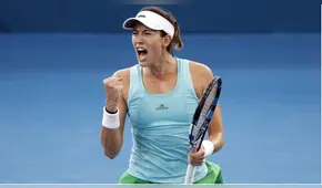 Garbiñe Muguruza y la lesión que la hace finalista del torneo WTA 