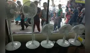 Intenso calor aumenta la venta de ventiladores a 75% en enero