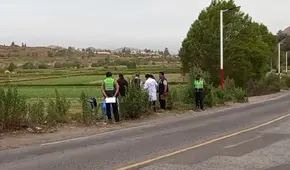 Hallan cadáver de mujer en un canal de riego en Arequipa