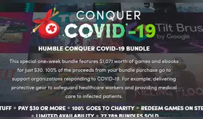 Juegos gratis: 40 títulos de regalo para los que se unen a la lucha contra el coronavirus