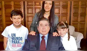 Bryce visitó rodaje de “Un mundo para Julius”