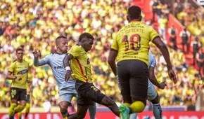 Aucas derrotó 1-0 a Barcelona SC por la primera final de la LigaPro Betcris