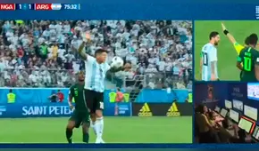 Argentina vs Nigeria: Mano de Marcos Rojo en el área, ¿qué decretó el VAR? [VIDEO]