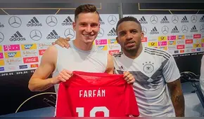 Jefferson Farfán le envió mensaje de cumpleaños a Julian Draxler 