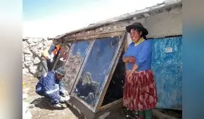 Puno: aimaras reciben 211 casitas calientes para protegerse de las heladas 