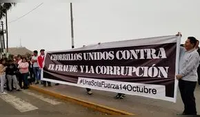 Chorrillos: indignados piden nulidad de elecciones municipales [VIDEO]