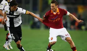 Álvaro Ampuero dio detalles de la famosa foto marcando a Francesco Totti en Italia