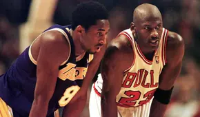 Así fue el primer encuentro entre Michael Jordan y Kobe Bryant en la NBA 