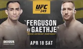 ¡Confirmado! Ferguson vs. Gaethje será el evento estelar de UFC 249