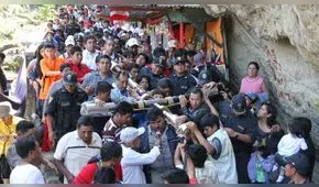 Lambayeque: por Coronavirus prohíben contacto físico con Cruz de Motupe