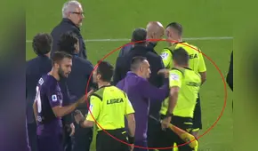 Ribéry, suspendido tres partidos por empujar a árbitro asistente en Italia [VIDEO]