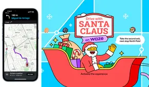 Waze: ¿cómo activar el ‘modo Papá Noel’ para volver a casa con la guía del personaje en trineo?