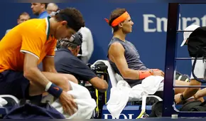 Nadal vs Del Potro: al detalle, así fue el abandono del español [VIDEO]