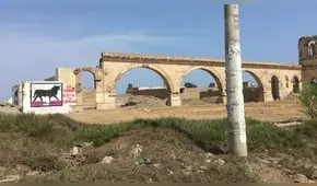 Elecciones 2018: pintan símbolo de partido político en patrimonio cultural de Cañete