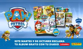 La República te regala el álbum de Paw Patrol el martes 09 de octubre