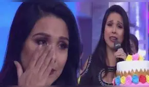 Tula Rodríguez llora con deseo de cumpleaños: “me hubiera gustado amanecer con Javier Carmona”