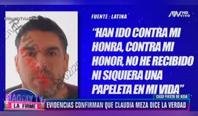 Faruk Guillén amenaza a Daniela Arroyo por confirmar versión de Claudia Meza