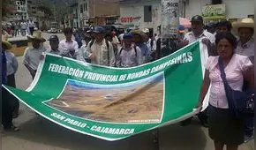 Cajamarca: paro en defensa de las lagunas