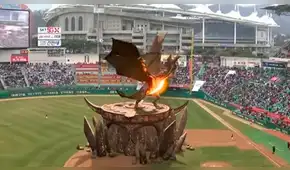 Game of Thrones: Dragón aparece en pleno juego de béisbol [VIDEO]