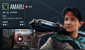 “Qué paja”: Videojuego Rainbow Six Siege presenta agente peruana y usa jergas locales [VIDEO]