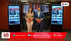 Ejecutivo abre posibilidad de cuestión de confianza - 10 minutos Edición Tarde	